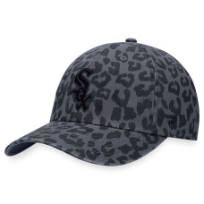 Women's Chicago White Sox Leopard Adjustable Hat - Black